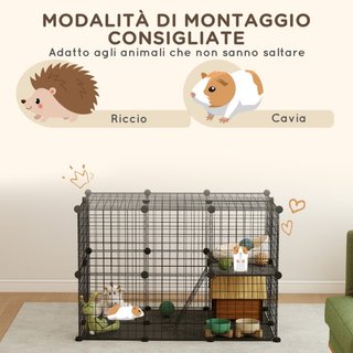 Gabbia Modulare per Conigli e Porcellini d'India M