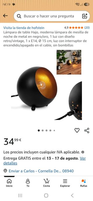 Lampada da terra