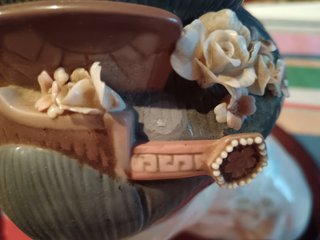 Busto de porcelana mujer oriental