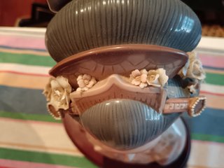 Busto de porcelana mujer oriental