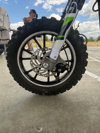 Moto Eléctrica Infantil Roan 709 Negra/Verde