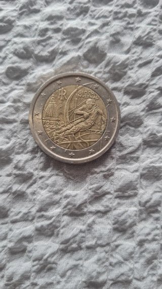 Moneda 2 euros Torino 2006