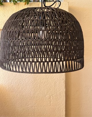 2 Lámparas de Techo ARC Negra Ø53 cm