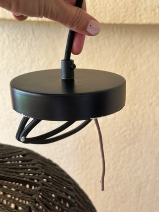 2 Lámparas de Techo ARC Negra Ø53 cm