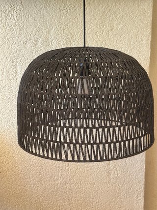 2 Lámparas de Techo ARC Negra Ø53 cm
