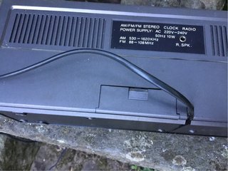 Radio Sveglia Breil AM/FM Stereo Vintage Anni 70