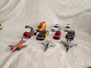 Oferta❤️Lote 10 de coches y aviones de metal