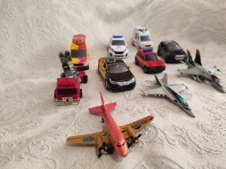 Oferta❤️Lote 10 de coches y aviones de metal