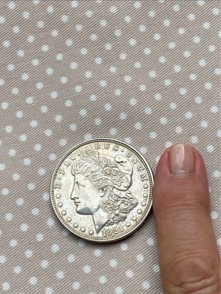 Dólar Morgan Plata 1921