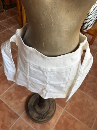 Falda vaquera blanca Mango Talla M