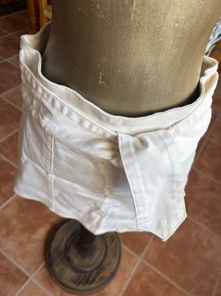 Falda vaquera blanca Mango Talla M