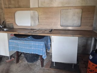 Encimera cocina efecto madera sin estrenar