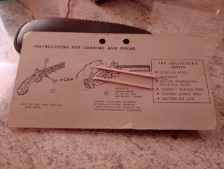 Pistola miniatura George Washington Marx