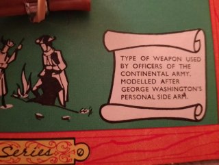 Pistola miniatura George Washington Marx