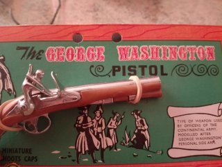 Pistola miniatura George Washington Marx