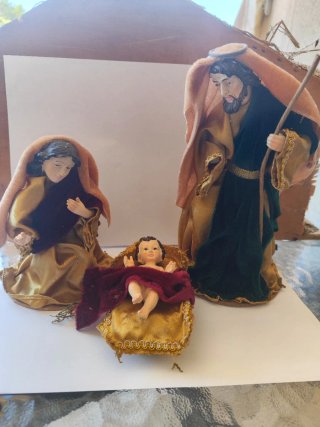 Belén de figuras para Navidad