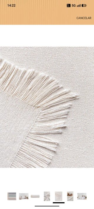 Colcha Multiusos 125x180cm Crema
