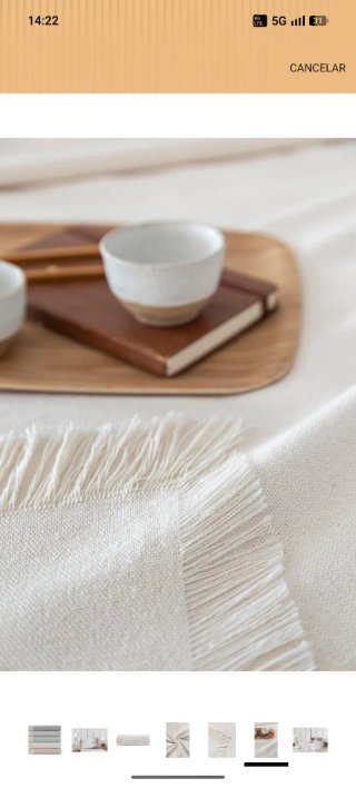 Colcha Multiusos 125x180cm Crema