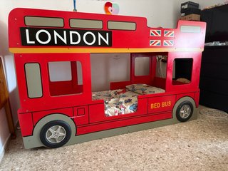 Cama litera autobús Londres
