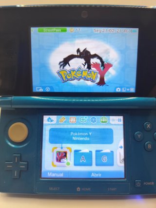 Nintendo 3DS Aqua Blue - Excelente Estado