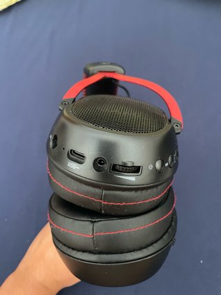 Cascos Gaming Negro y Rojo,con cable y inalambrico