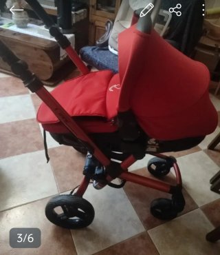 Carrito bebé Jané rojo