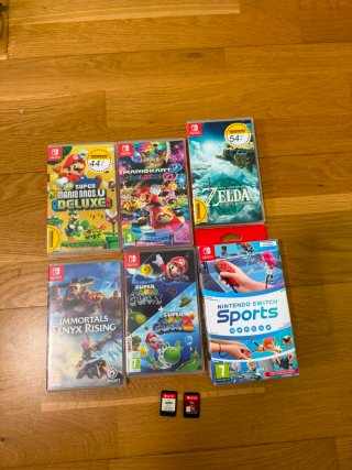 Pack Juegos Nintendo Switch: Mario, Zelda, Sports