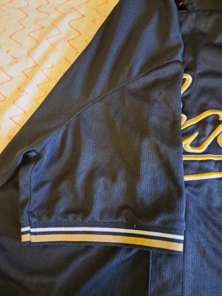 Karl Kani Maglia Hip Hop Nera Oro