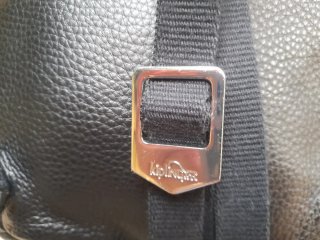 Mochila Kipling Piel Negra.