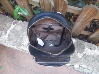 Mochila Kipling Piel Negra.