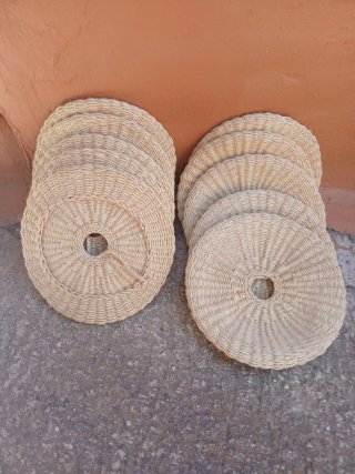 10 Capachos Redondos 40cm