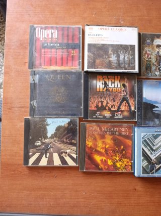 Lote CDs Música Clásica y Pop Rock
