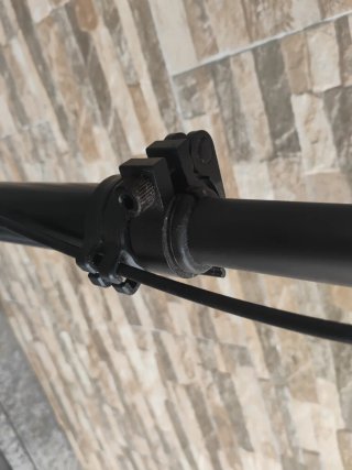 Patinete plegable negro