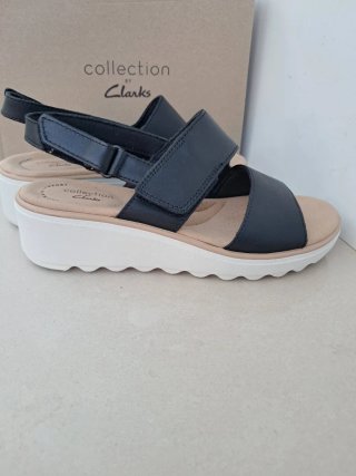 Sandali Clarks Donna Nere Beige