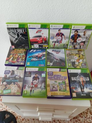Xbox 360 con Kinect y juegos
