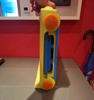 Pizarra Plegable Infantil Azul y Amarilla