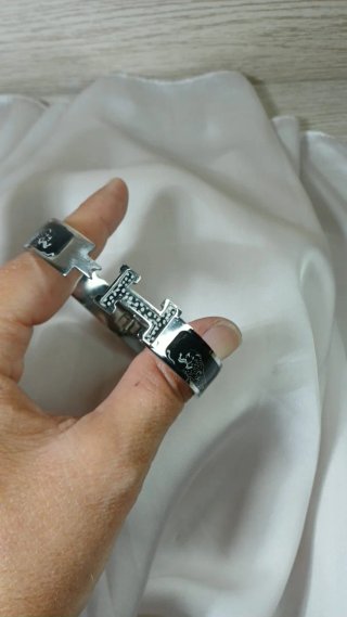 Pulsera Chapada Plata y Acero H