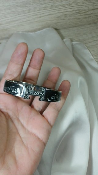 Pulsera Chapada Plata y Acero H