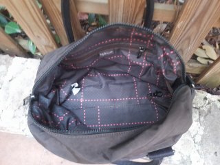 Bolso Kipling marrón y negro