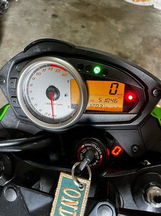 Kawasaki Z750 Naked Verde/Negra