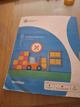 Libro de matemáticas de 6 primaria 3 trimestre