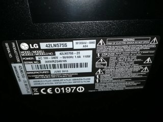 TV LG 42 Pantalla Rota