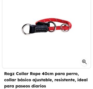 Collar perro, 40 cm, nuevo