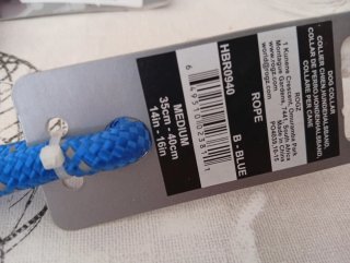 Collar perro, 40 cm, nuevo