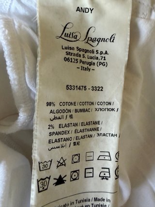 Jeans bianchi donna Brand Luisa Spagnoli