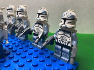 Minifigure Star Wars Clones Wolfpack fase 1
