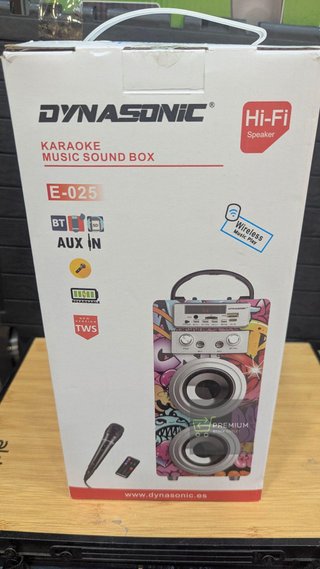 Dynasonic Karaoke Altavoz Bluetooth Portatil