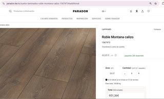 Suelo laminado Parador