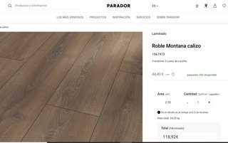 Suelo laminado Parador