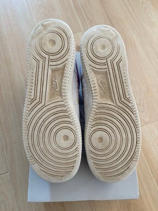 Nike Air Force 1 Bianche Viola Tg 46